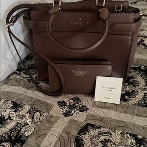 Kate Spade Brown Satchel Bag